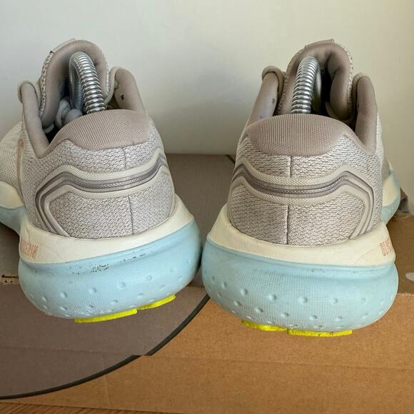 Brooks Glycerin 21 Coconut/Aqua/ Beige Women Running Sneakers - SZ 6.5 - Picture 10 of 14